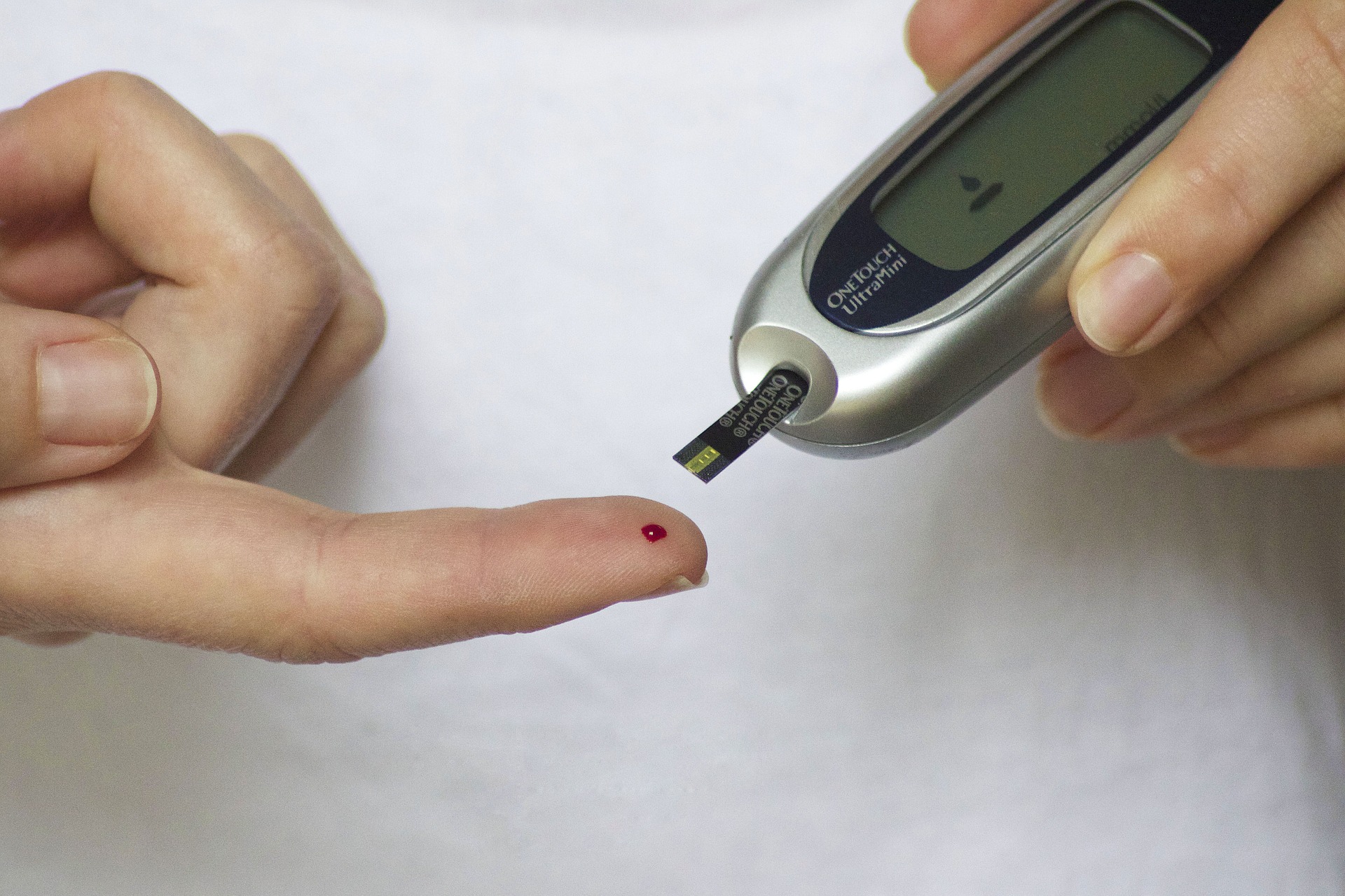 Pin prick blood test