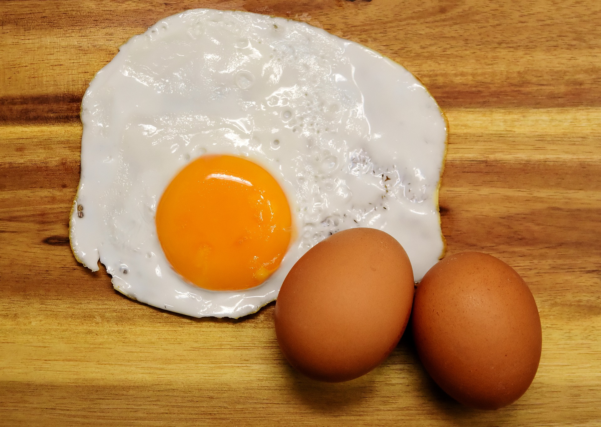 Fried free-range egg
