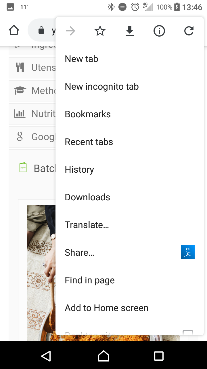 Share to MyFitnessPal