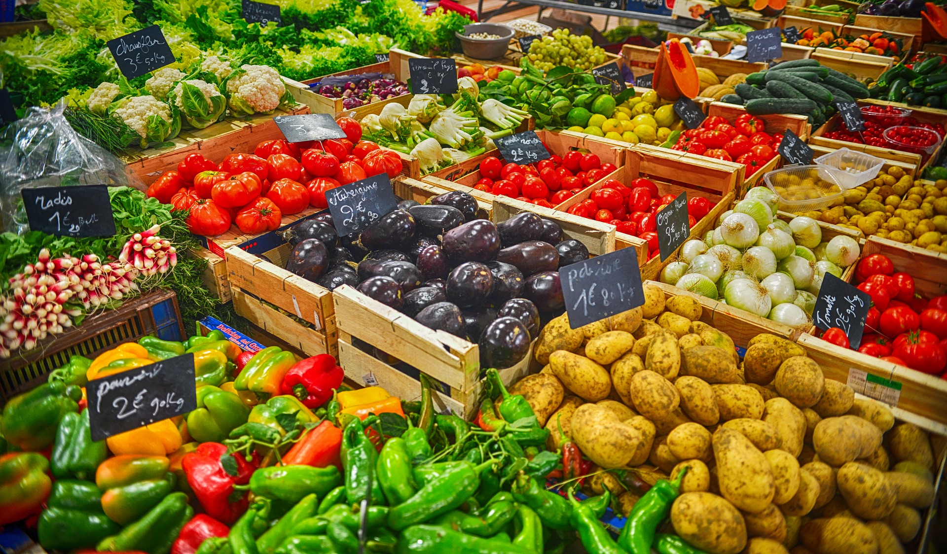 Selection of vegetables