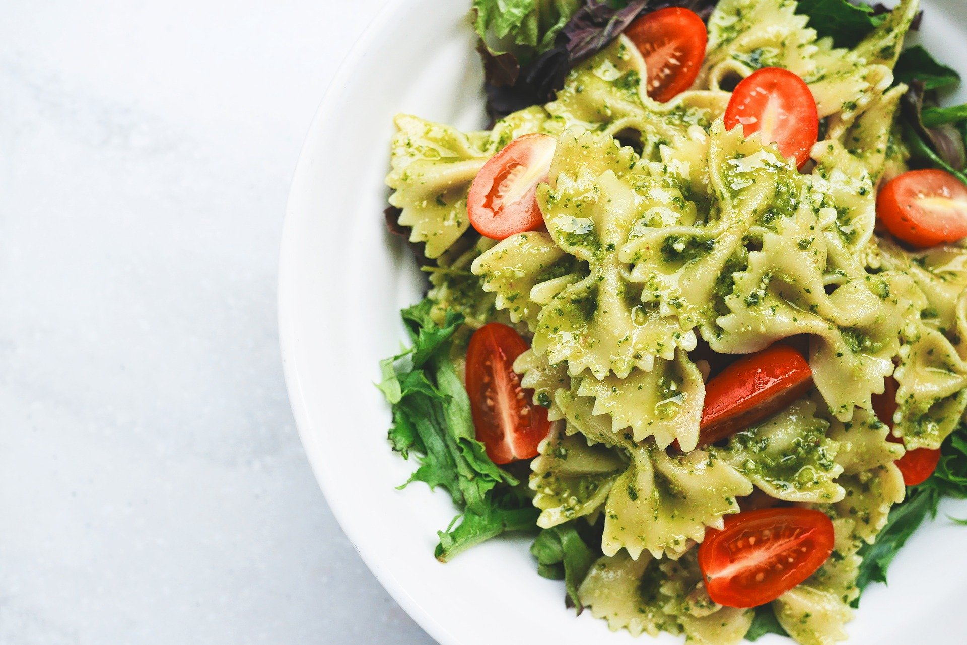 Large plate of pasta