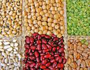 Colourful peas and beans