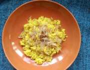 Bowl of spiced pilau rice