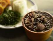 Side of black bean stew