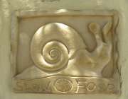 Snail image restaurant relief